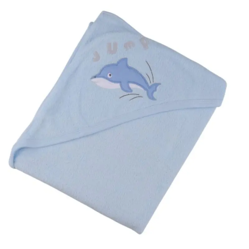 Baby Hooded Towel - Dolphin Design
