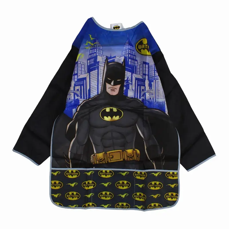 Batman Waterproof Long-Sleeved Coloring Apron