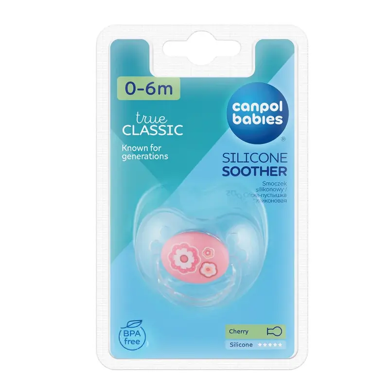 Canpol Babies Silicone Soother 0-6m  Pink
