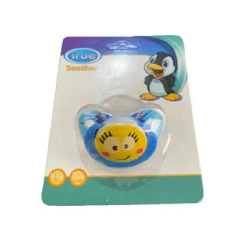 True Soother 6-12m  Yellow/Blue