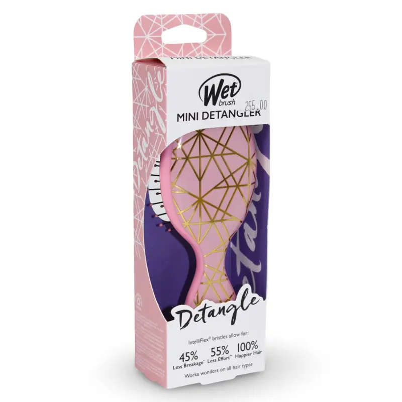 Wet Brush Mini Detangle  Geo Hearts