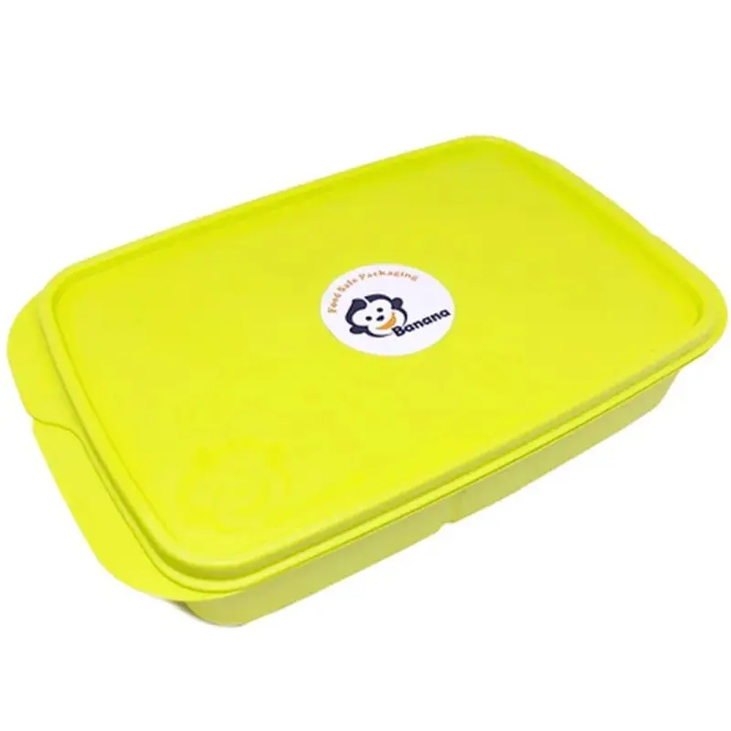 Banana Divided Lunch Box  1 L (Green)
