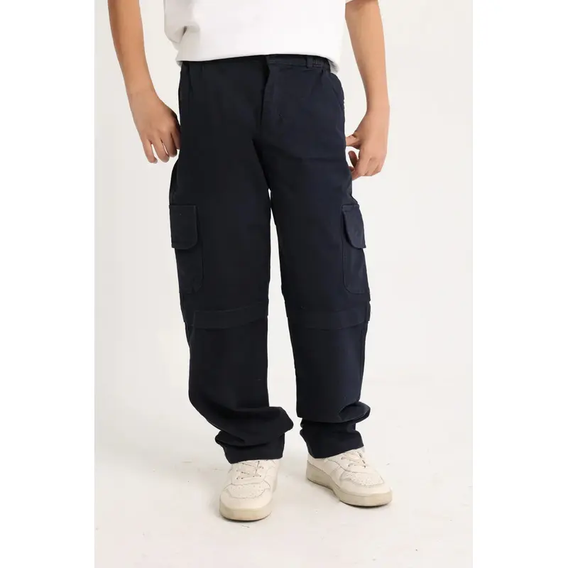 Unisex Kids Gabardine Pants  Navy
