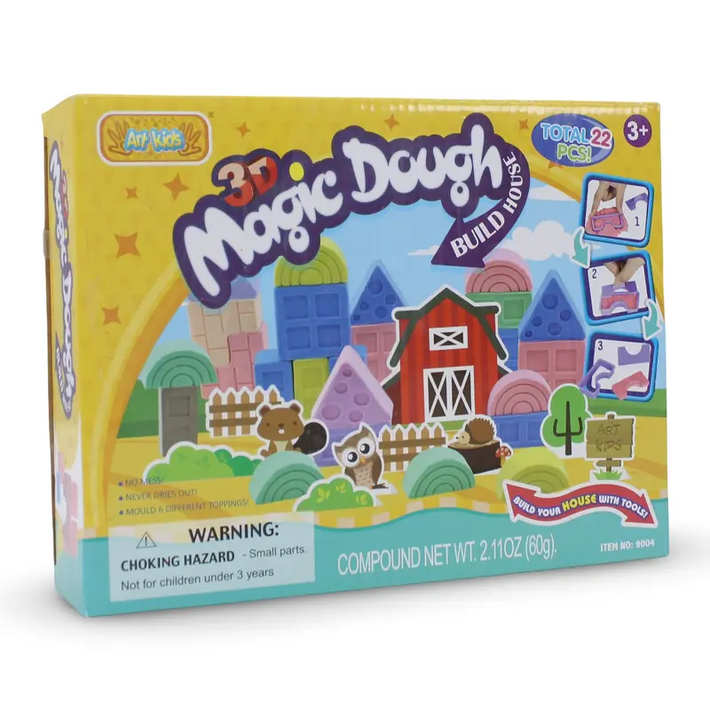 Art Kids 3D Magic Dough - Build House