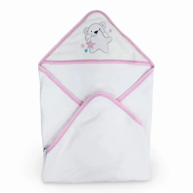 Baby Cotton Hooded Towel with Cute Designs