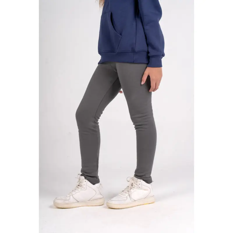 Girls Soft & Stretchy Everyday Leggings  Dark Grey