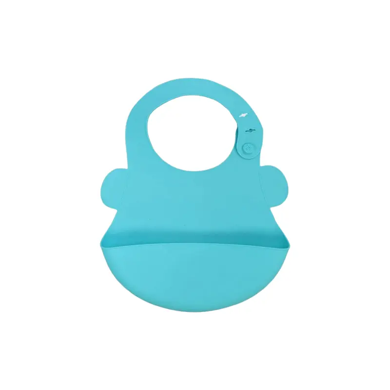Aqua Silicone Bib