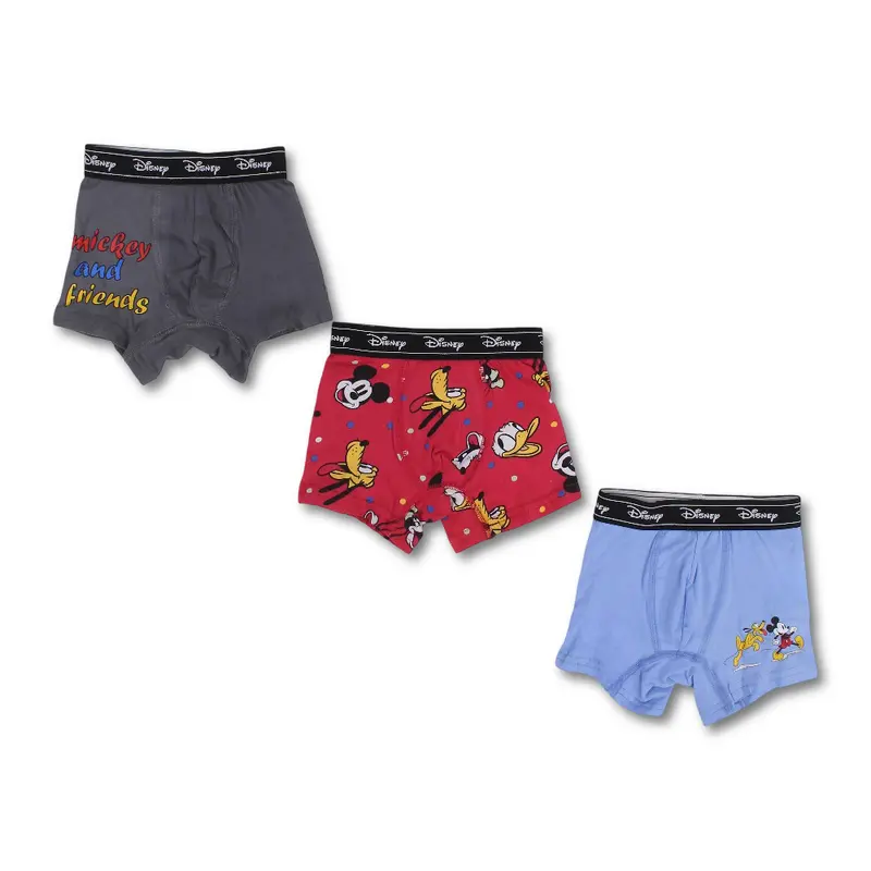 Boys Cotton Boxer Shorts  Multicolor Pack Of 3
