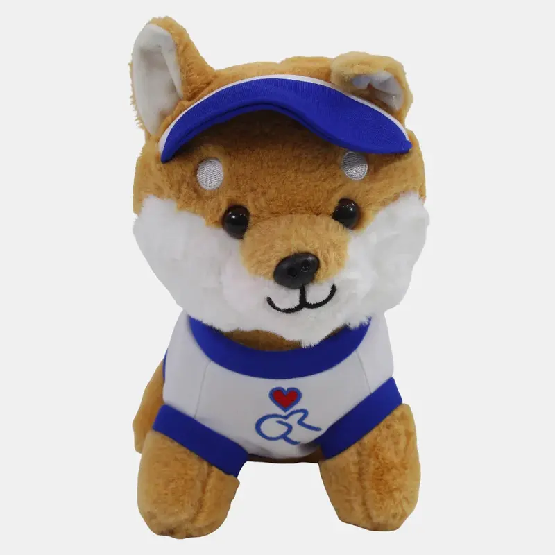 Corgi Plush Toy  22cm - Blue/White