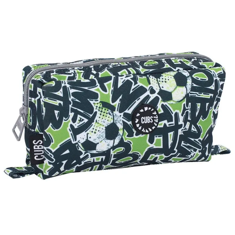 Cubs Graffiti Football  Pencil Case