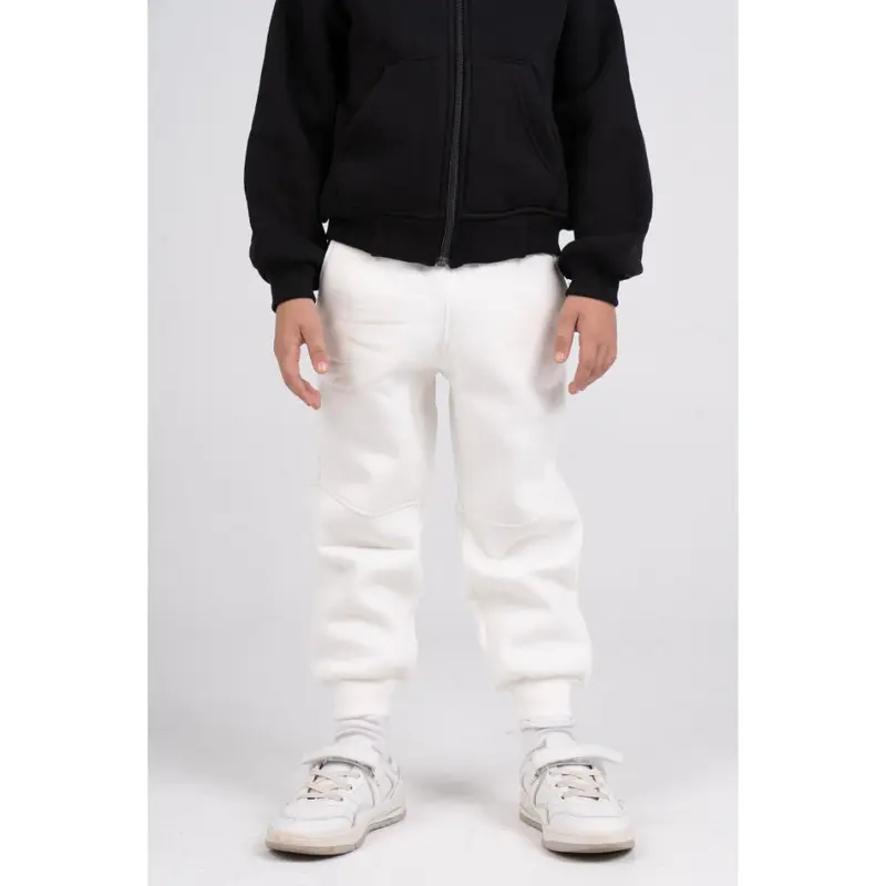 Unisex Plain Sweatpants  Off-White