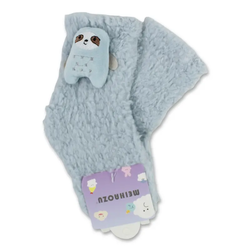 Unisex Socks  Baby Blue with Owl Design