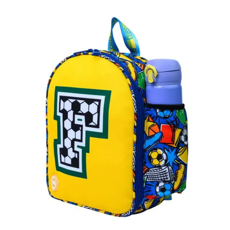 Cubs Football Fan Letter F Lunch Nursery Backpack  11 Inches