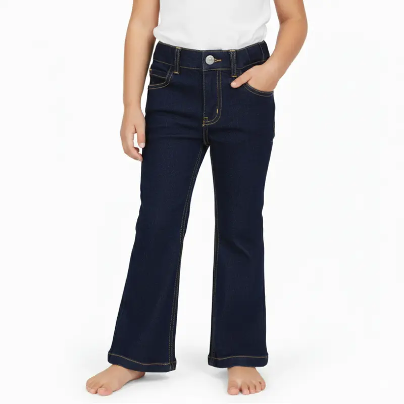 Girls Bootcut Jeans - Navy
