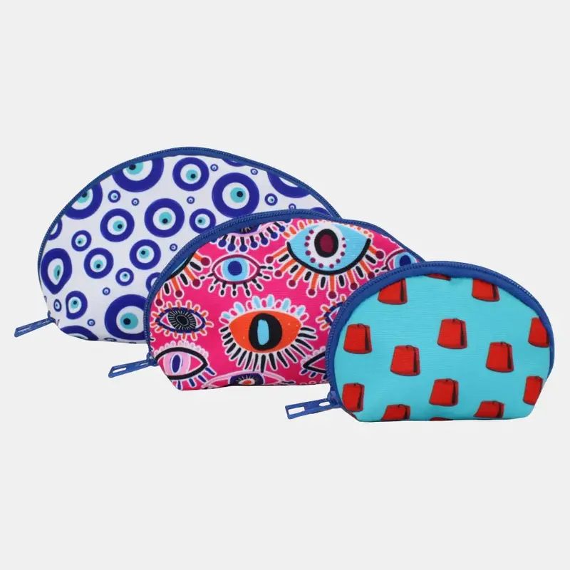 Turkish Delights Make-Up Round Bags