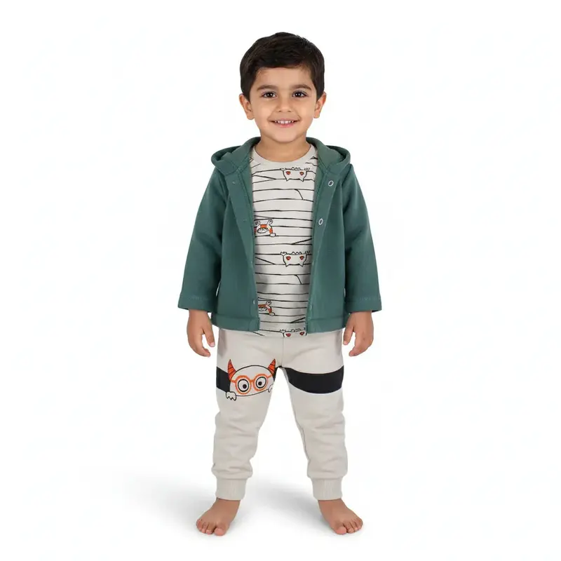 Baby Boys 3-Piece Outfit Set  Mint