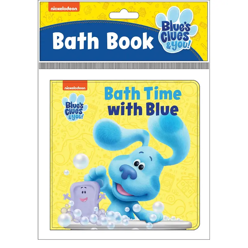 Blue's Clues & you! - Bath Time with Blue - Waterproof Bath Book / Bath Toy