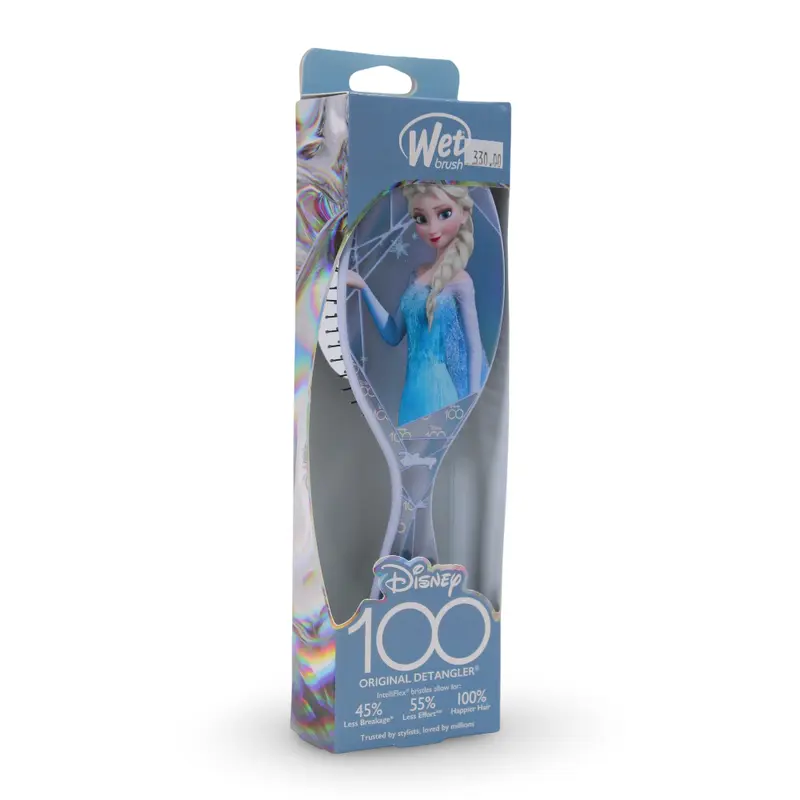 Wet Brush Original Detangler  Frozen Elsa Childrens Round Hairbrush