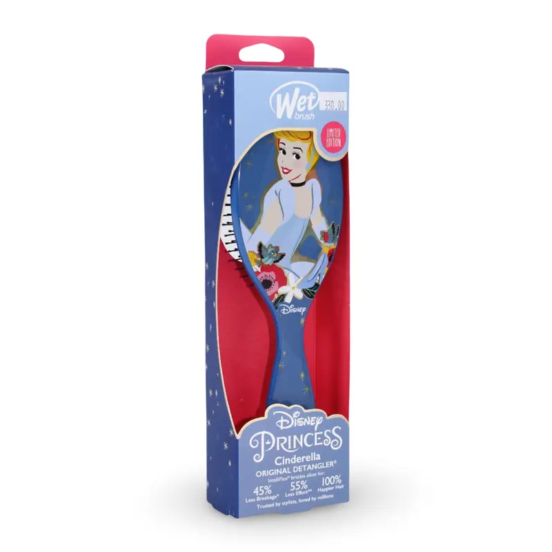 Wet Brush Original Detangling Brush - Cinderella Childrens Round Hairbrush