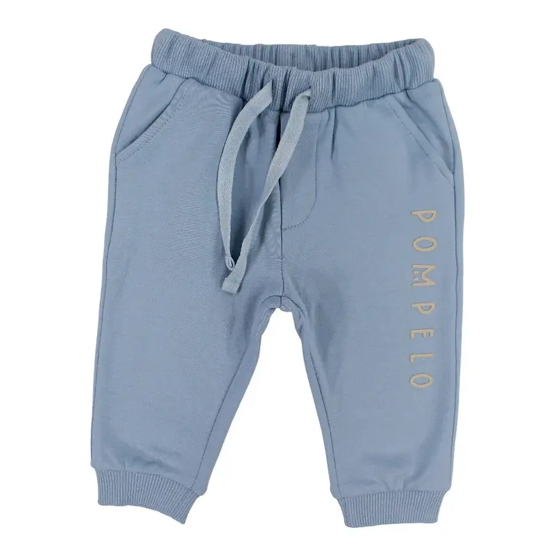 Baby Boys Cotton Sweatpants  Light Blue