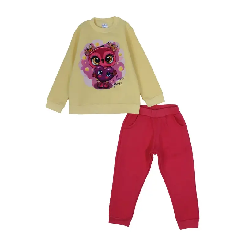 Girls Cotton Pajama Set  Lovely Print