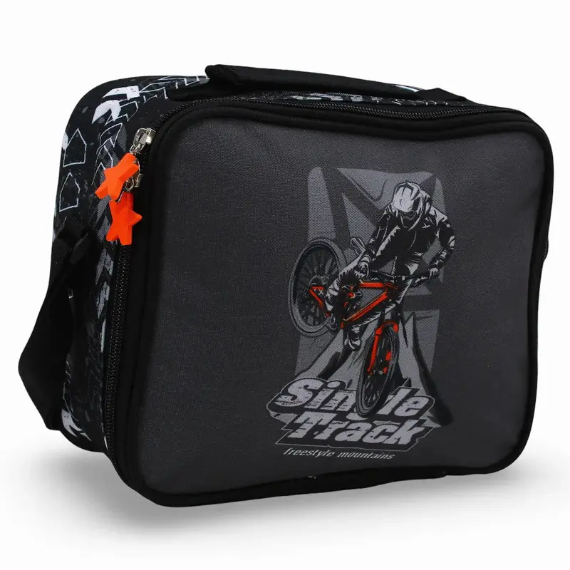 Mountain Bike Lunch Bag - Black