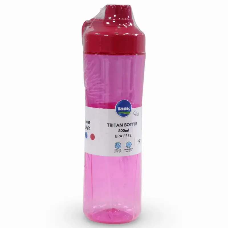 Tank Tritan Bottle 800ml  Pink