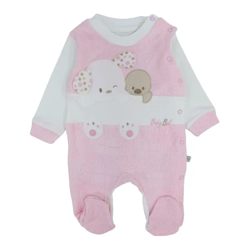 Unisex Baby Cotton Baby Footie  Dog & Duck Design