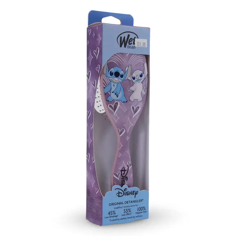 Wet Brush Original Detangler Hair Brush with Ultra Soft Intelliflex Bristles  Lilo & Stitch