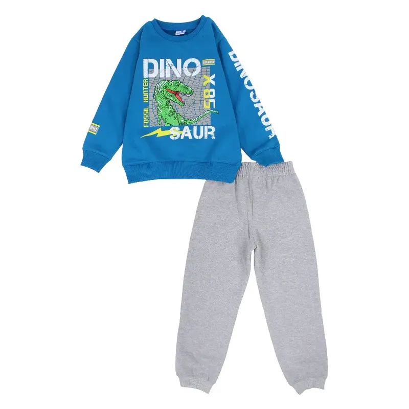 Boys Cotton Pajama Set  Dino Print