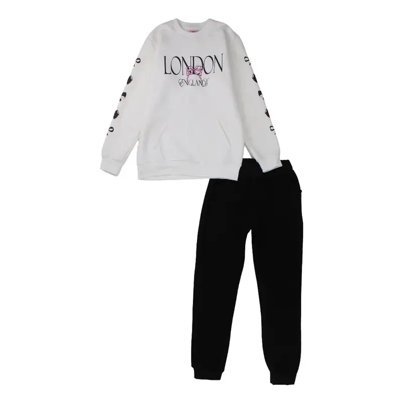 Girls Cotton Pajama Set  "London" Design