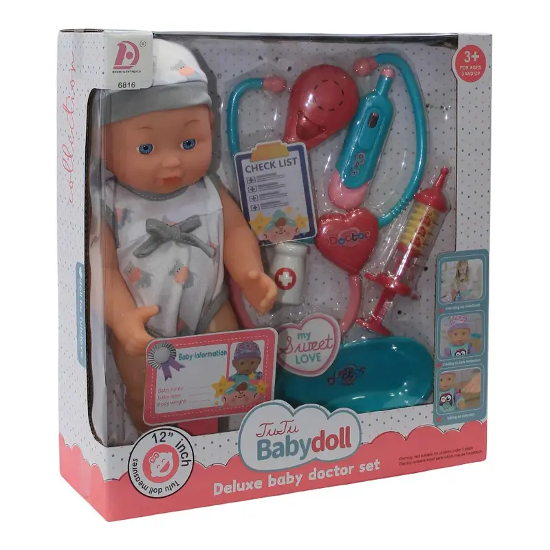 Tutu Baby Doll Deluxe Baby Doctor Set
