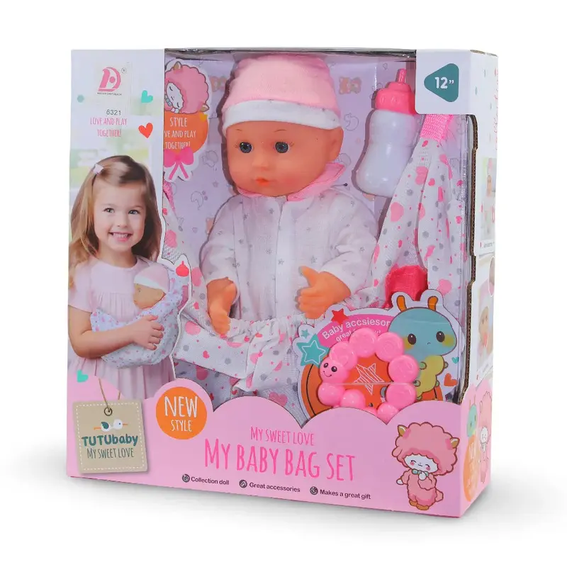 Tutu Baby My Sweet Love My Baby Bag Doll Set  30 Cm