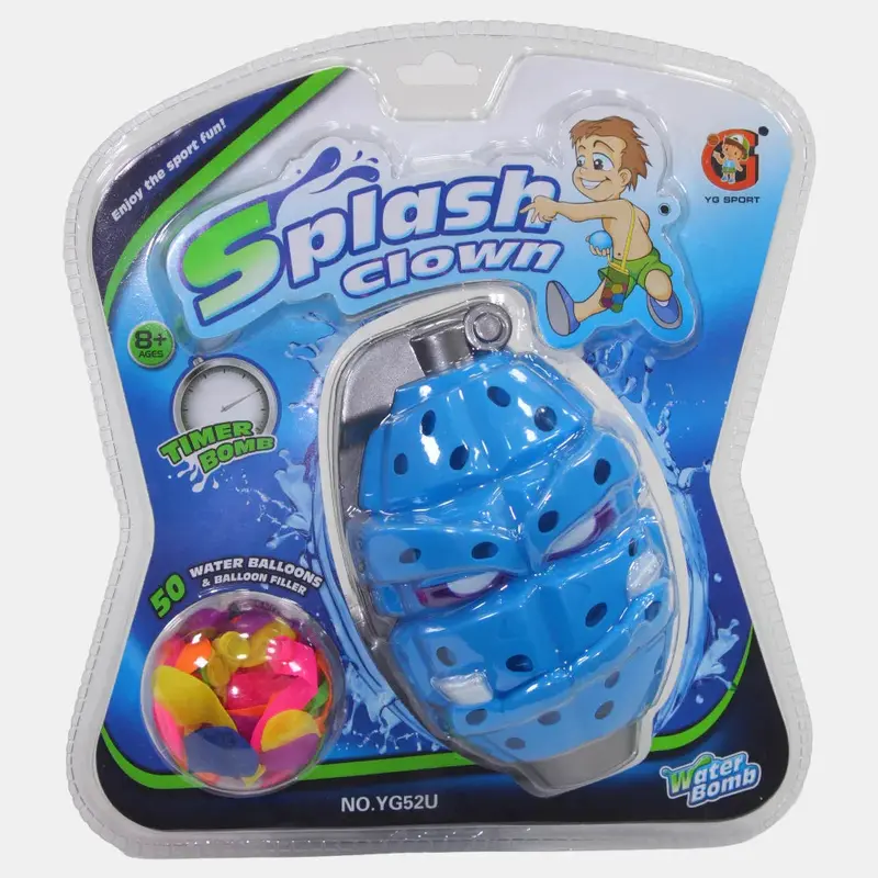 Water Balloon  Bomb Shape  Light Blue