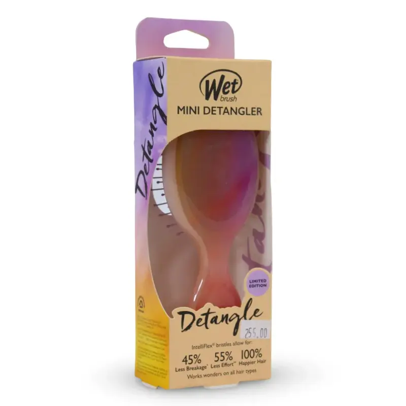 Wet Brush Mini Detangler Desert Afterglow - Pink