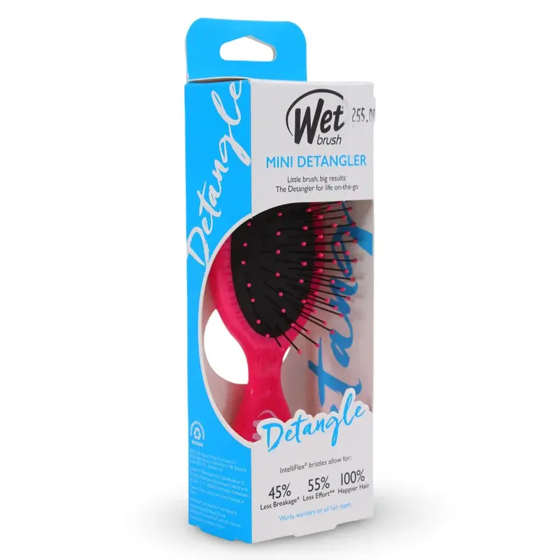 Wet Brush Mini Detangler  Pink