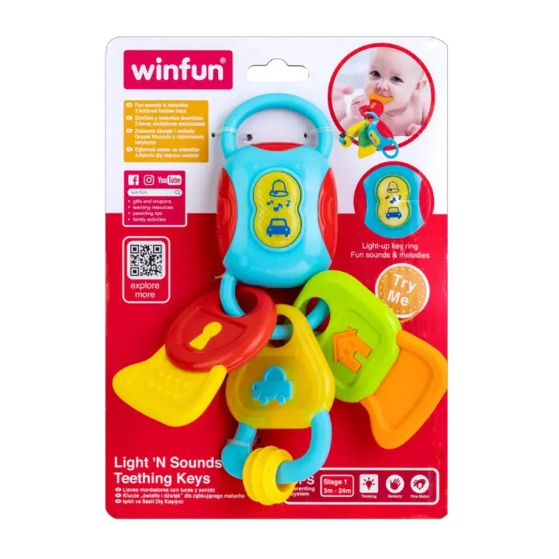 WinFun Light N Sounds Teething Keys