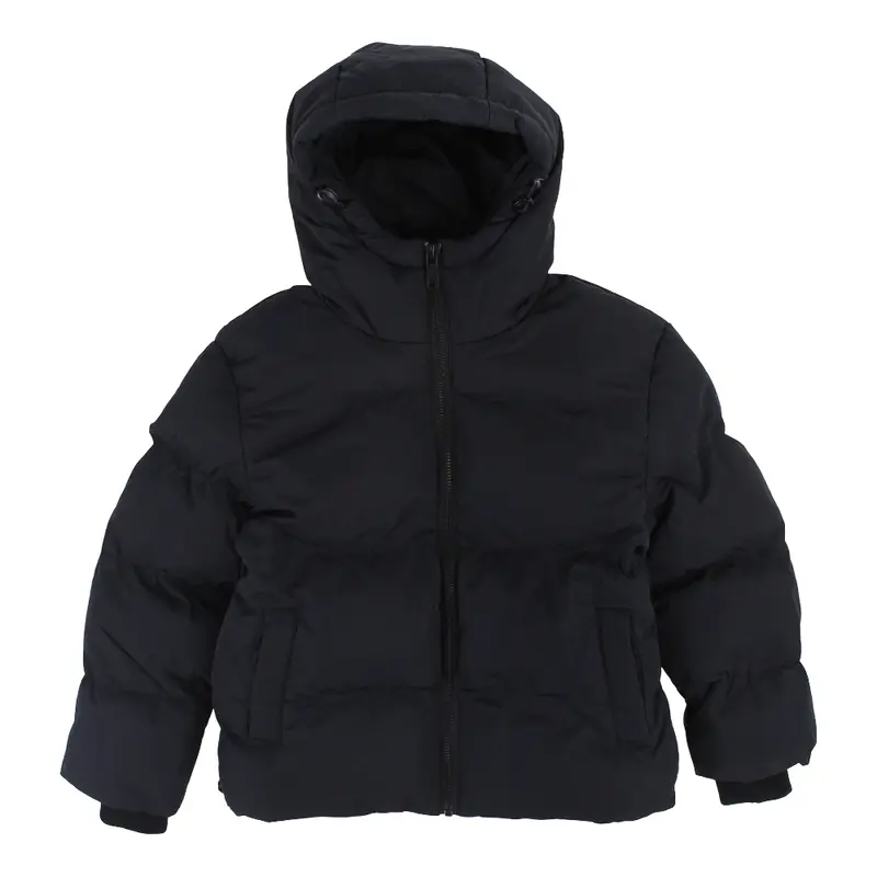 Boys Waterproof Hooded Jacket  Black