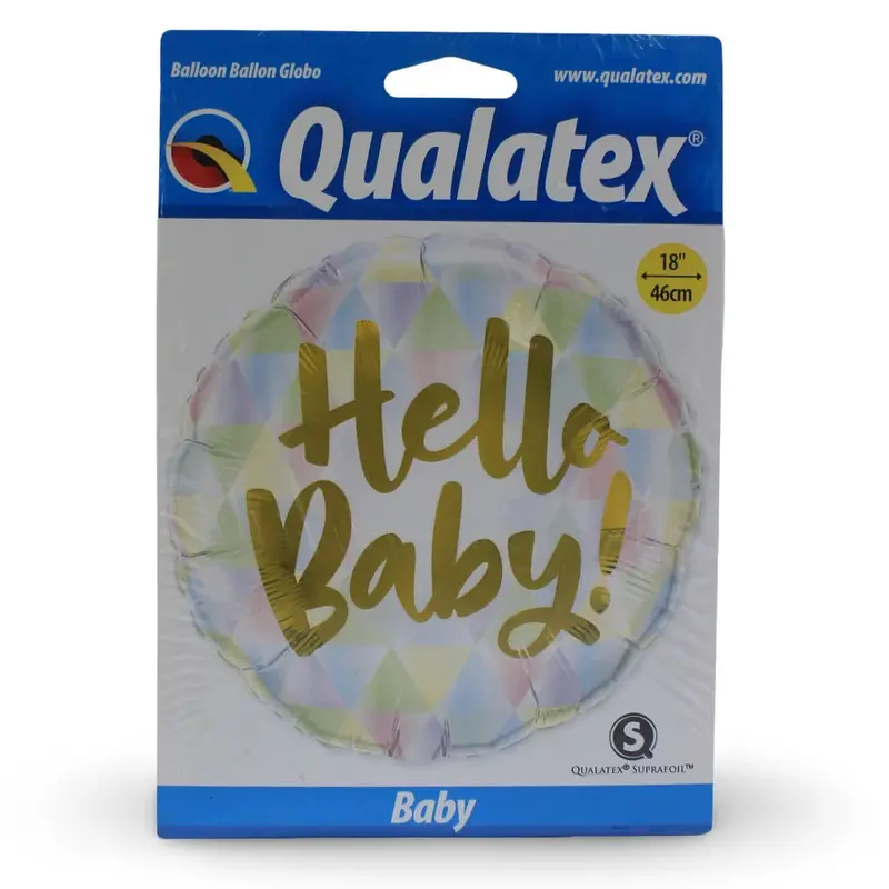 Party Perfect Hello Baby Balloon  4618 cm