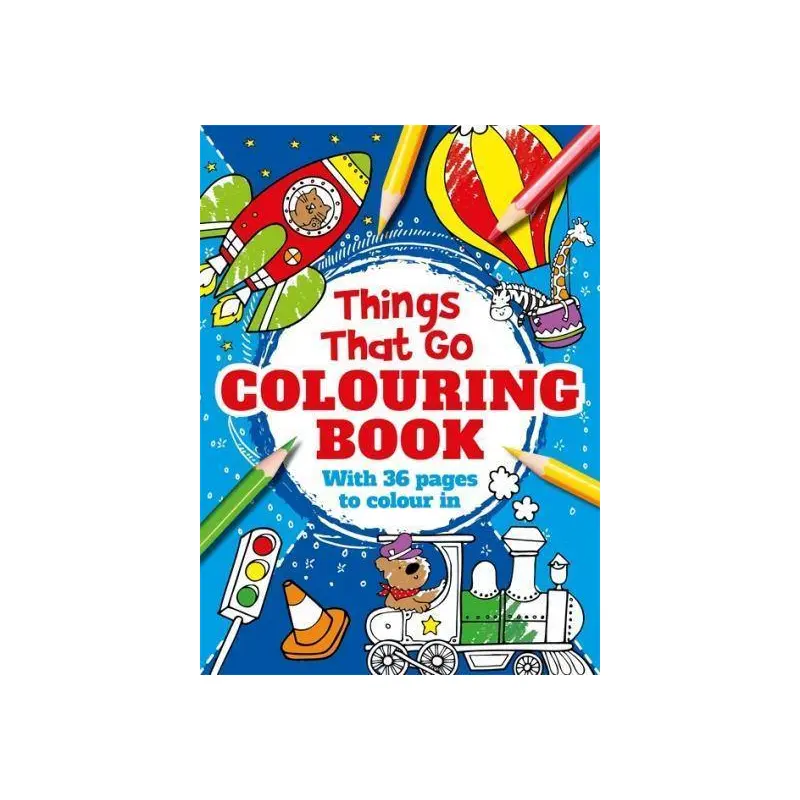 Things That Go Coloring Book