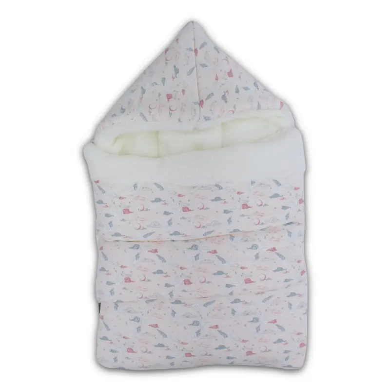 Bay Girls Cotton Baby Sleeping Bag  Pink with Flamingo Design