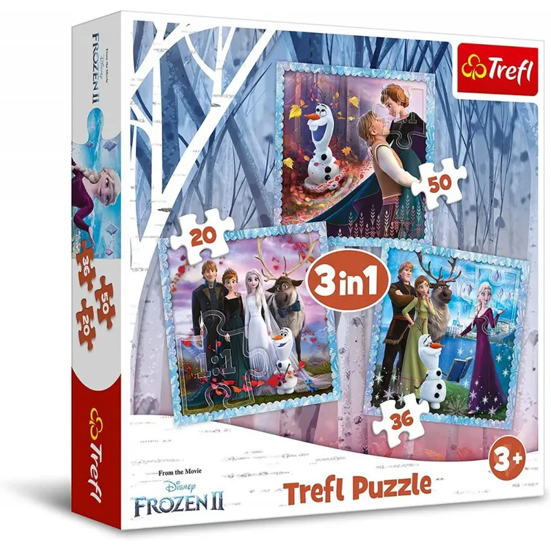 Trefl 3in1 Frozen Magical Story Puzzle