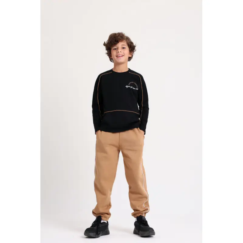 Unisex Cotton Sweatpants  Camel