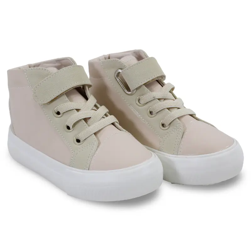 Unisex Leather Half Boots  Beige