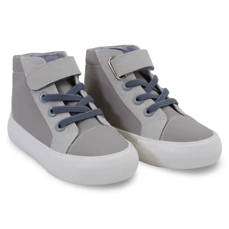 Unisex Leather Half Boots  Grey