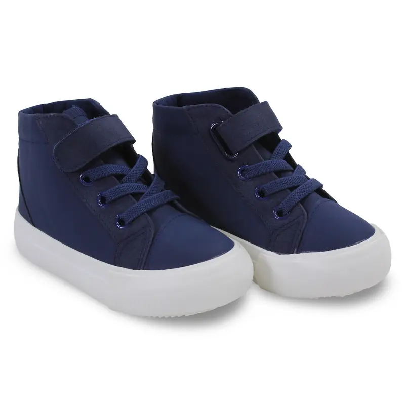 Unisex Leather Half Boots  Navy