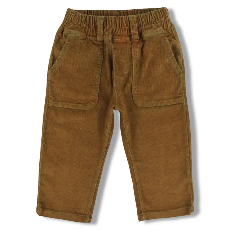 Boys Velvet Pants  Brown