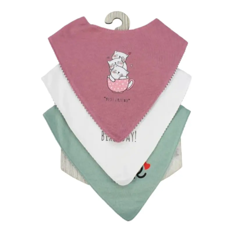 Cute Baby's Bib (Pack Of 3)