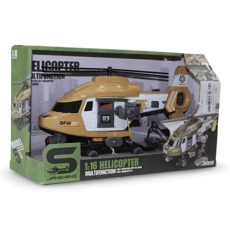 1:16 Scale Helicopter Toy with Sound & Light Effects