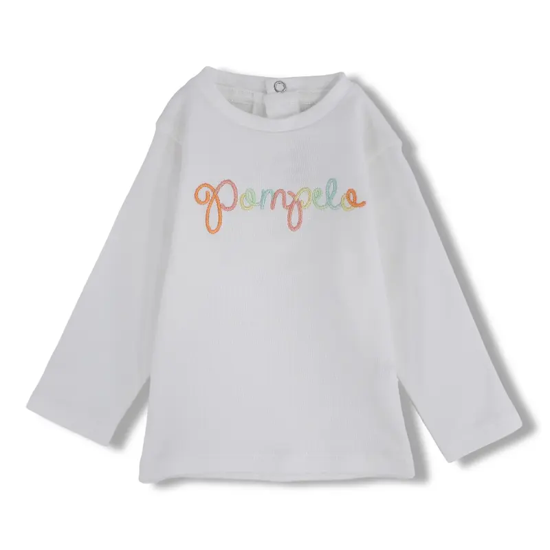 Baby Boys Cotton T-Shirt  Off-White